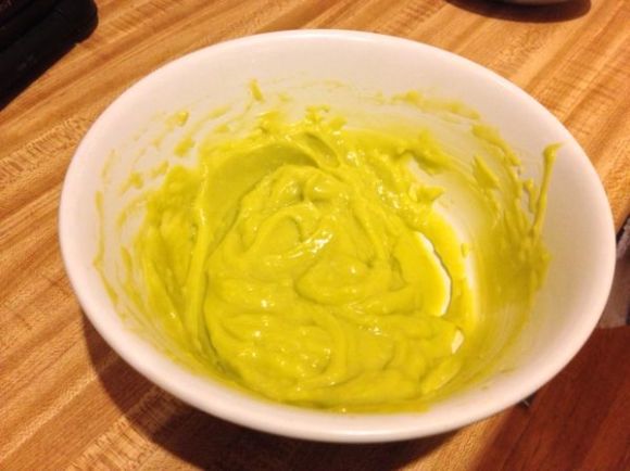 Yes, it really is green--made with a particularly dark extra virgin olive oil.